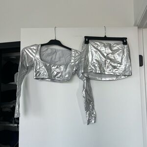 Los Angeles Apparel Lamé Set